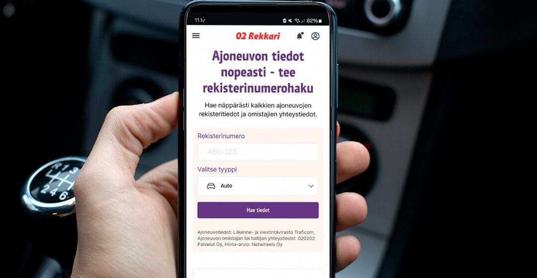 Auton omistajatiedot – näin saat ne 02 Rekkarista 
