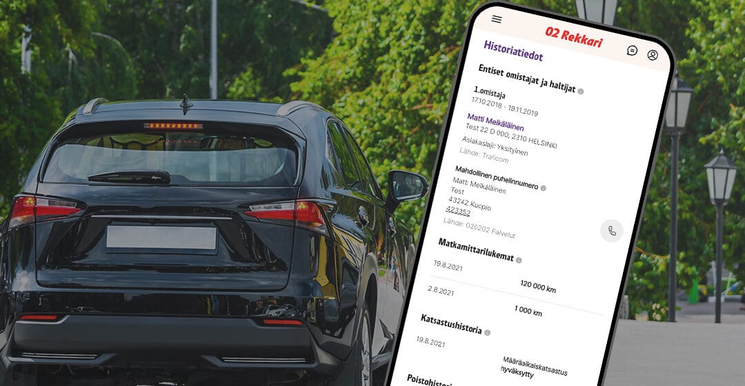 Ajoneuvon historiatiedot – mitä ne sisältävät? 