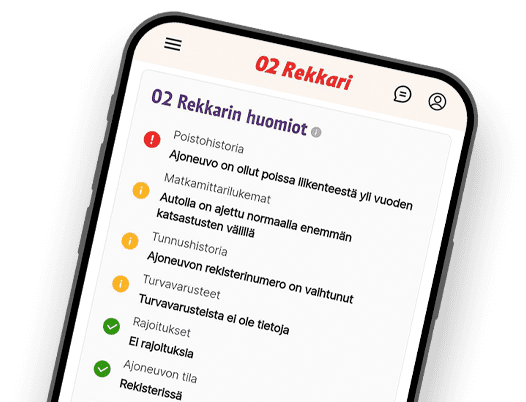 02 Rekkari kertoo tärkeät huomiot ajoneuvosta 02 Rekkari kertoo tärkeät huomiot ajoneuvosta